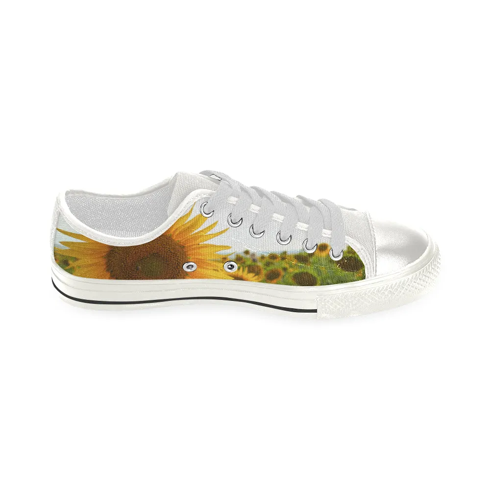 Sunflowers Low Rise Women's Shoes up to size 12