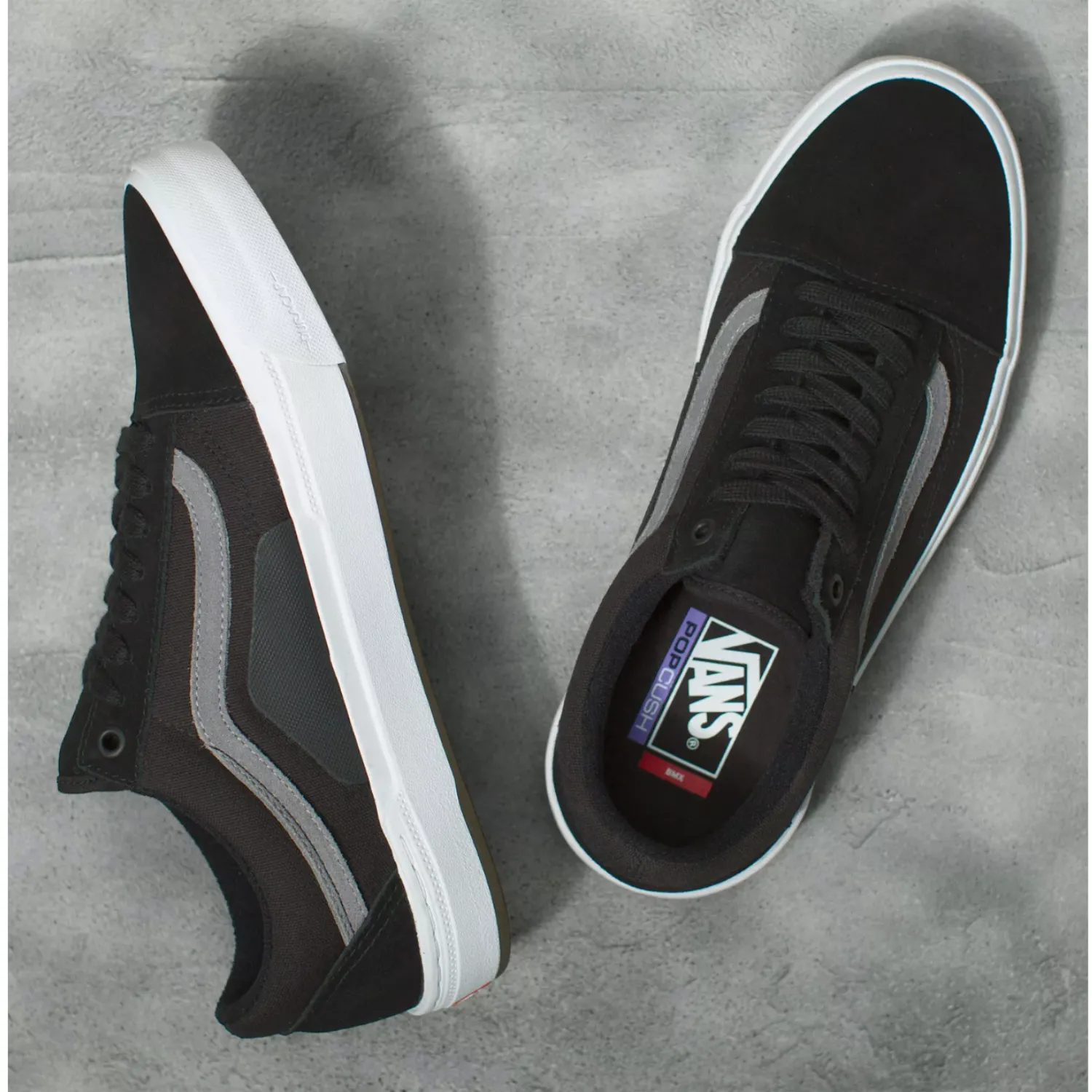 Vans BMX Old Skool Black/Grey/White - Men's Shoes