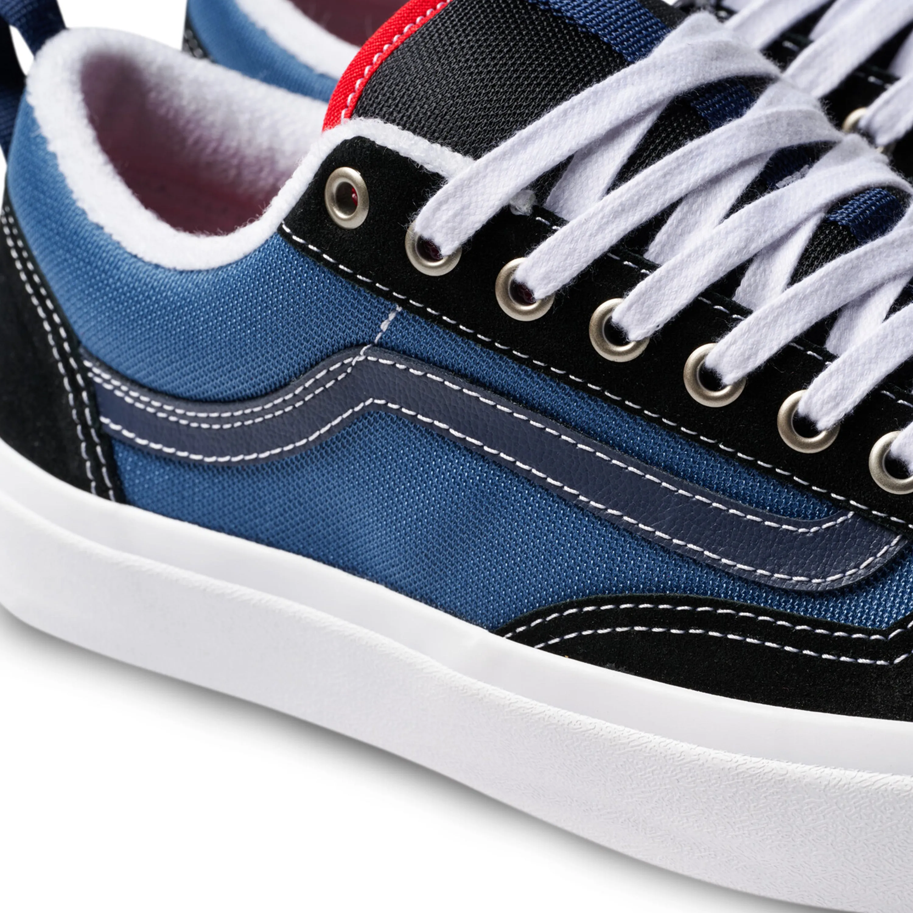 VANS SKATE OLD SKOOL 36  NAVY / RED