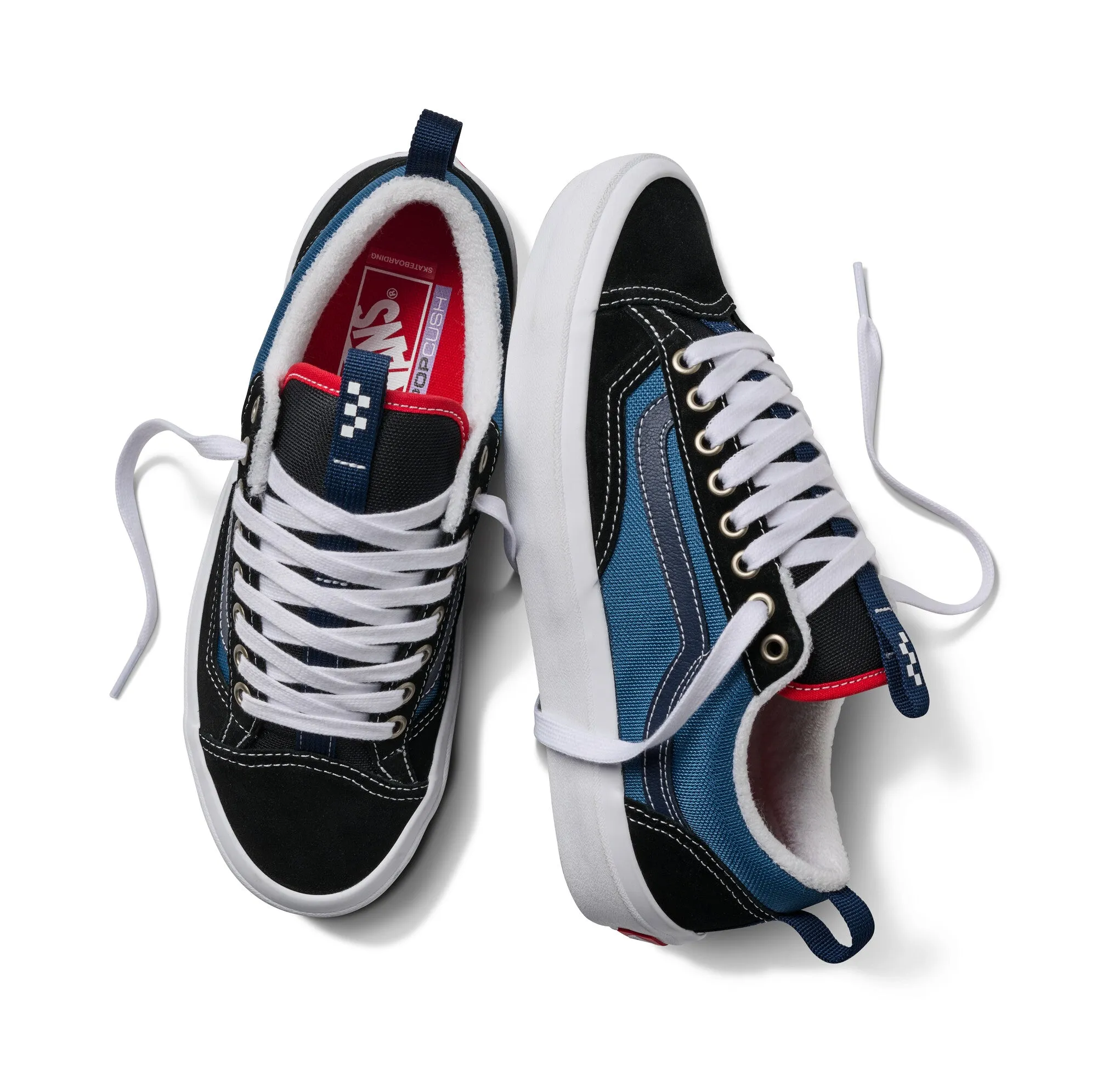 VANS SKATE OLD SKOOL 36  NAVY / RED