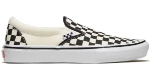 Vans - Skate Slip-On Shoes | Black Off White (Checkerboard)