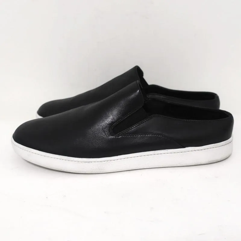 Vince Backless Skate Sneakers Verrell Black Leather Size 9.5