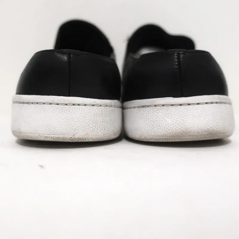Vince Backless Skate Sneakers Verrell Black Leather Size 9.5