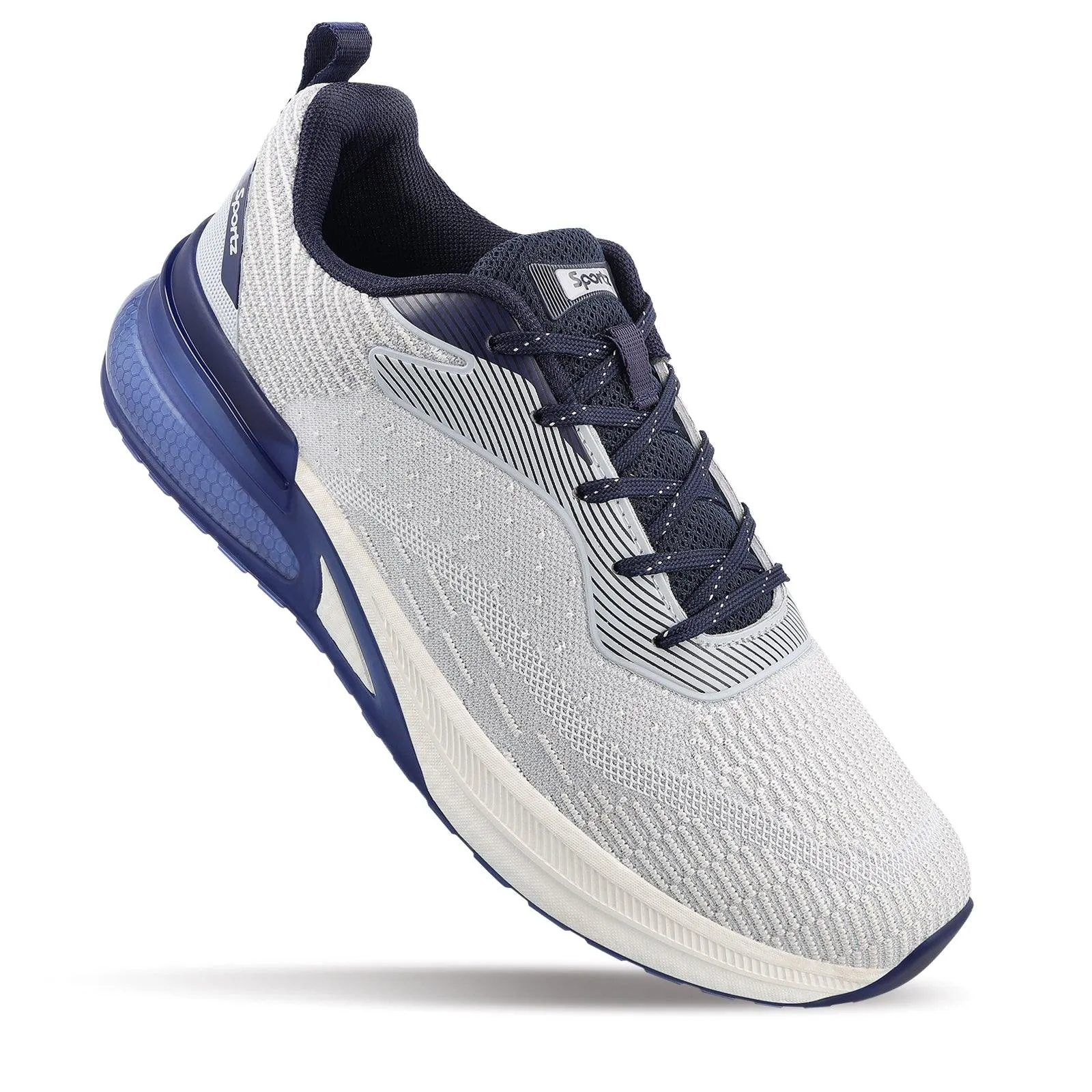 VORTIZ Men's Lace-up Walking Shoe - WS9140 Light Grey