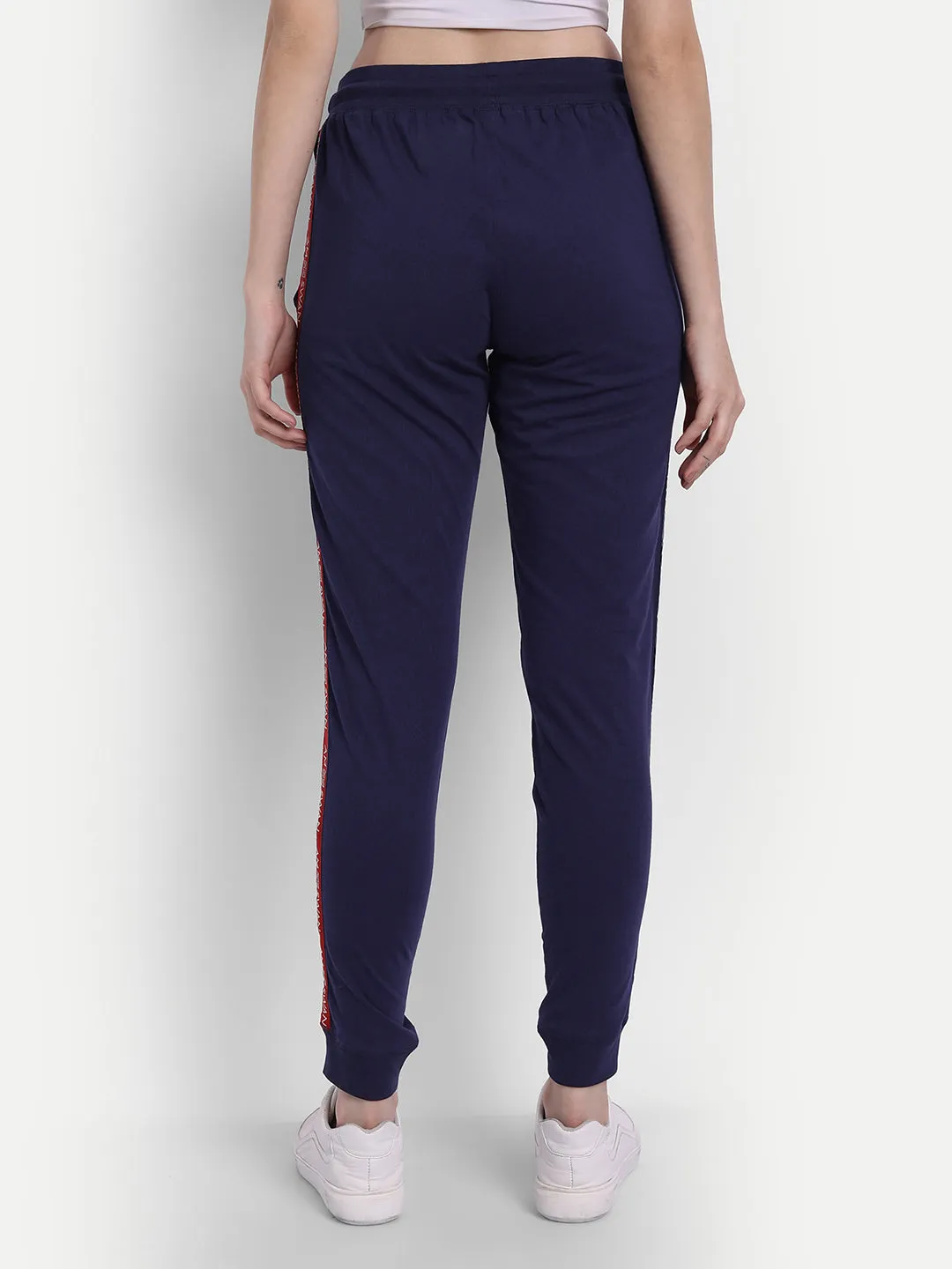 Womens Premium Cotton Solid Track Pants