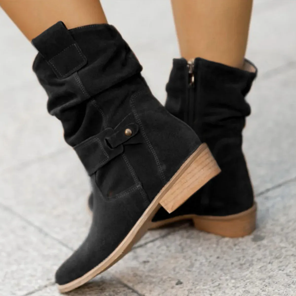 Xavia Suede Ankle Boots