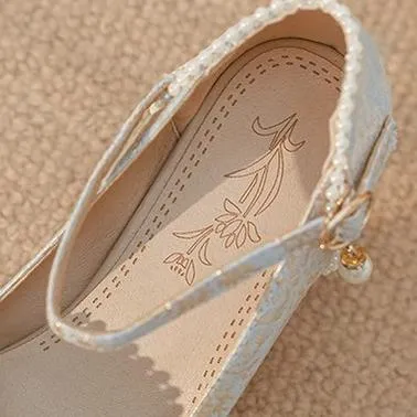 Yana~Huaiyu Yana~Chinese Style Han Lolita Shoes Lolita Chunky Heel Shoes