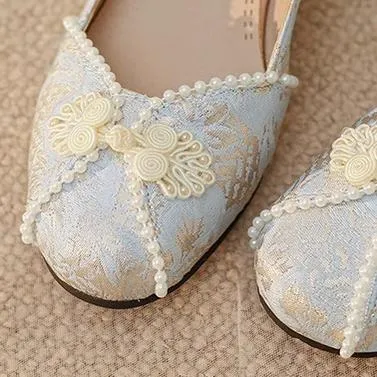 Yana~Huaiyu Yana~Chinese Style Han Lolita Shoes Lolita Chunky Heel Shoes