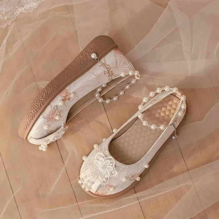 Yana~Lianhua Yana~Han Lolita Platform Shoes Chinese Style Shoes