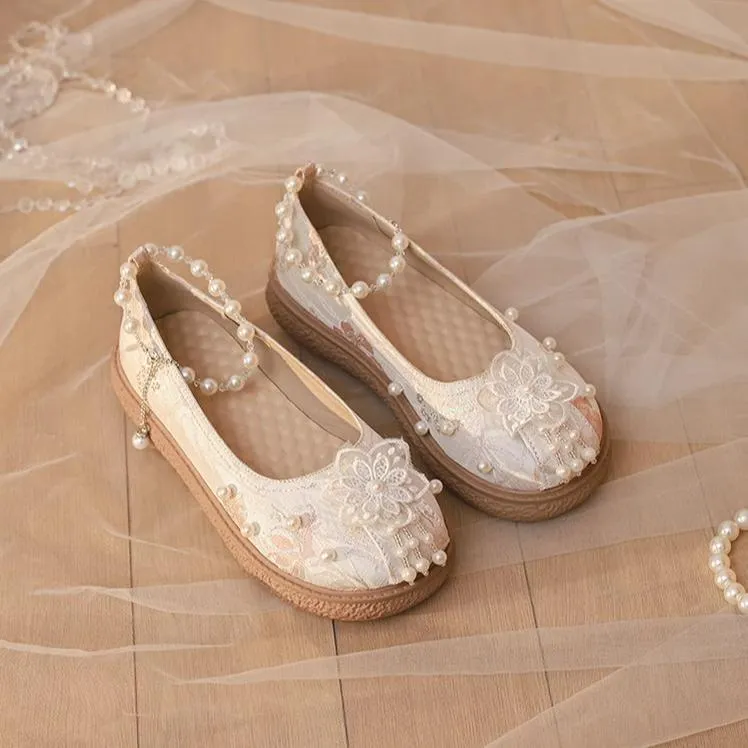 Yana~Lianhua Yana~Han Lolita Platform Shoes Chinese Style Shoes