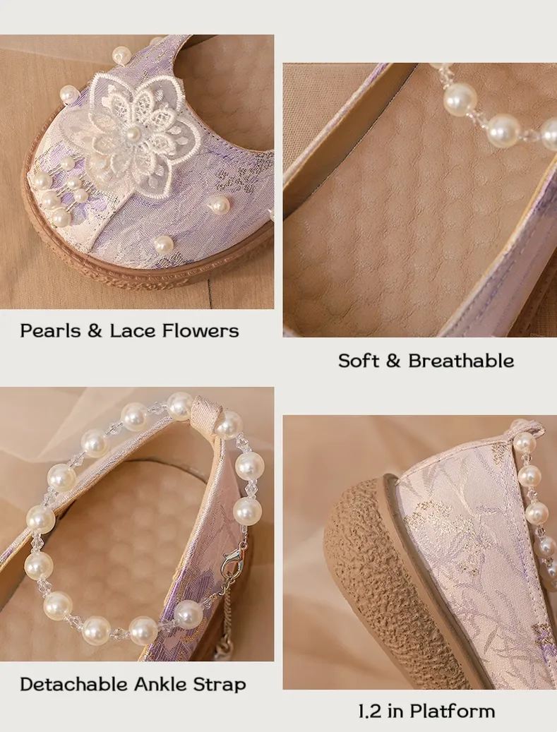 Yana~Lianhua Yana~Han Lolita Platform Shoes Chinese Style Shoes