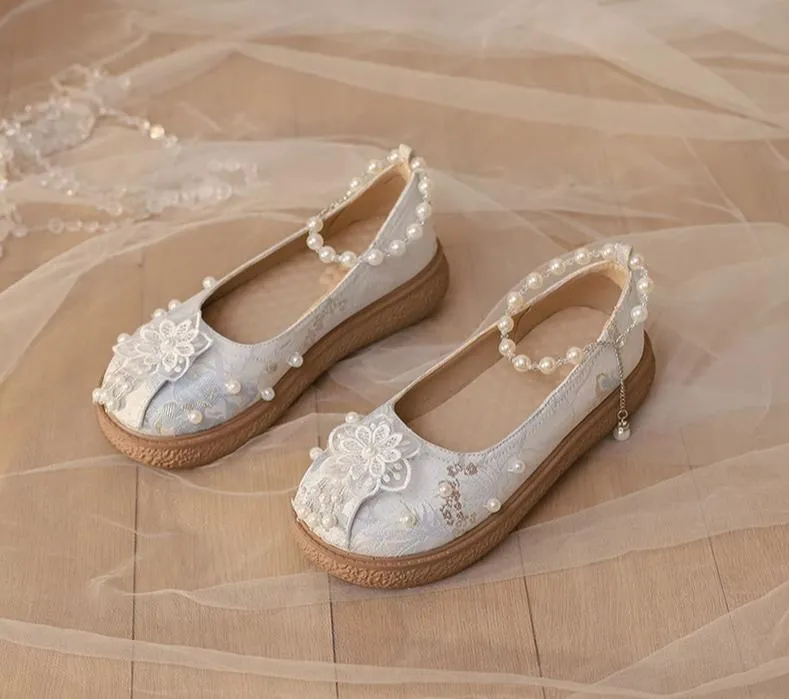 Yana~Lianhua Yana~Han Lolita Platform Shoes Chinese Style Shoes