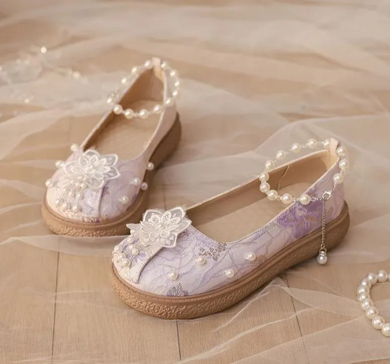 Yana~Lianhua Yana~Han Lolita Platform Shoes Chinese Style Shoes