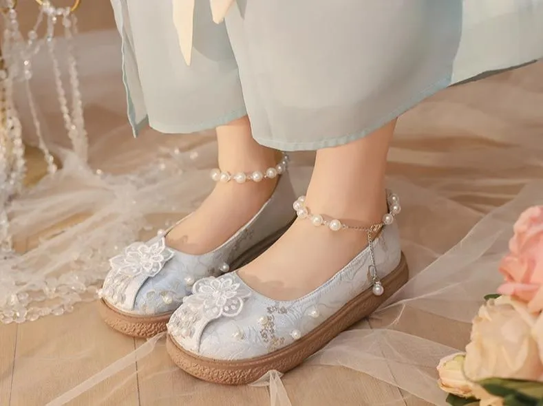 Yana~Lianhua Yana~Han Lolita Platform Shoes Chinese Style Shoes
