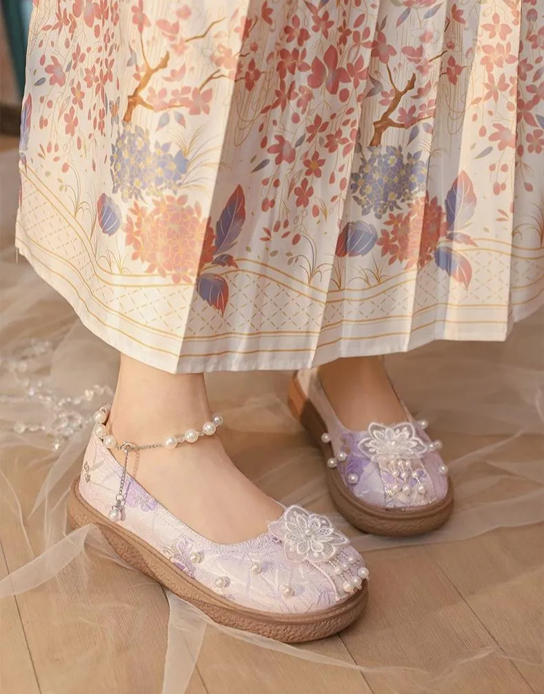 Yana~Lianhua Yana~Han Lolita Platform Shoes Chinese Style Shoes