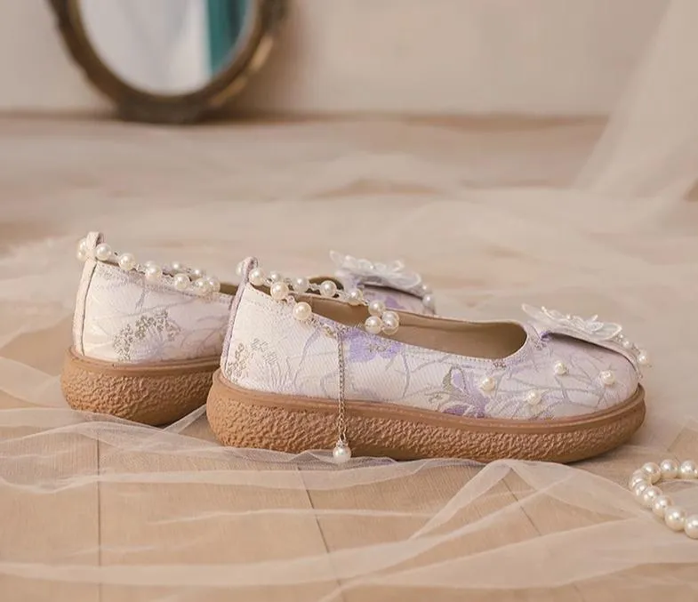 Yana~Lianhua Yana~Han Lolita Platform Shoes Chinese Style Shoes