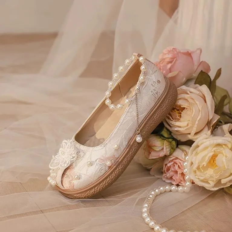 Yana~Lianhua Yana~Han Lolita Platform Shoes Chinese Style Shoes