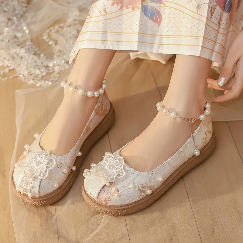 Yana~Lianhua Yana~Han Lolita Platform Shoes Chinese Style Shoes
